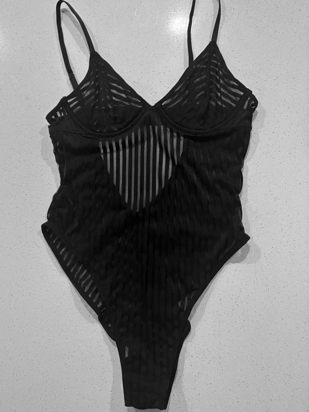black bodysuit